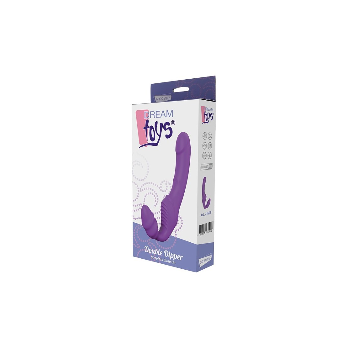 STRAP ON DOPPIO SENZA CINGHIE PER DONNA SEX TOY...