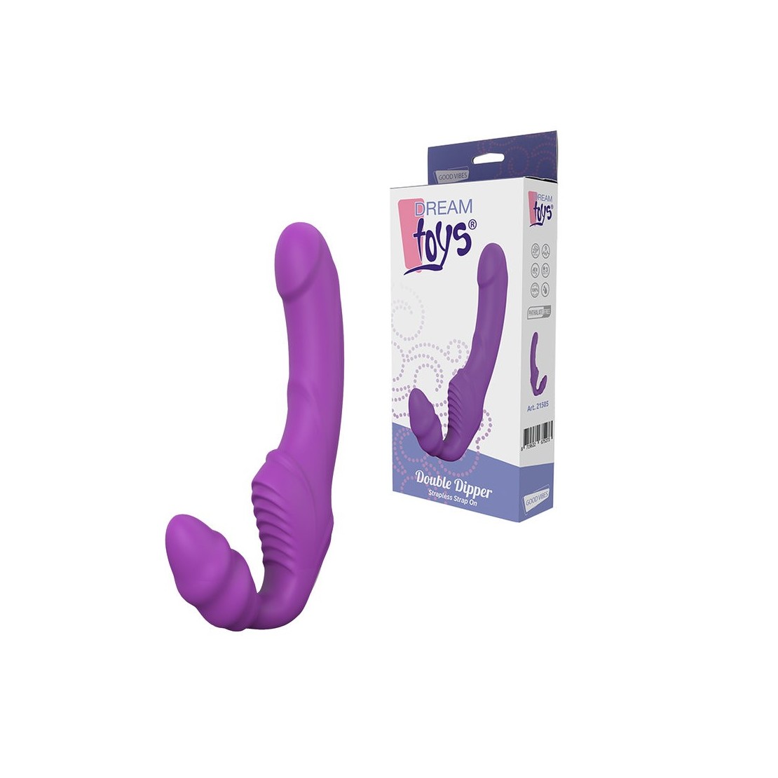 STRAP ON DOPPIO SENZA CINGHIE PER DONNA SEX TOY...