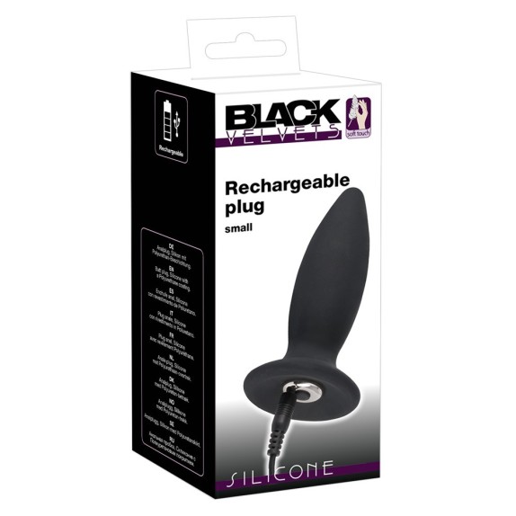 TAPPO ANALE VIBRANTE SEX TOY RICARICABILE TRE MISURE