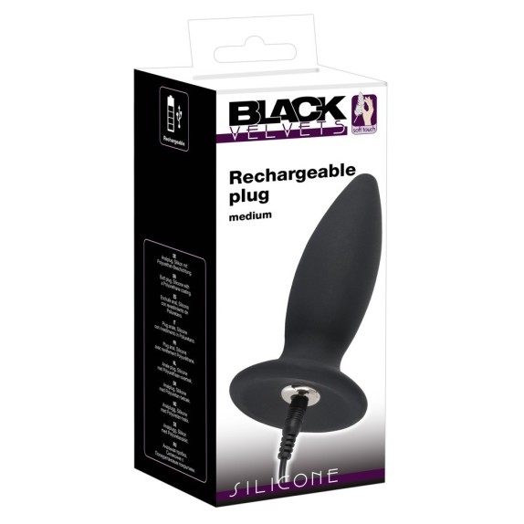 TAPPO ANALE VIBRANTE SEX TOY RICARICABILE TRE MISURE