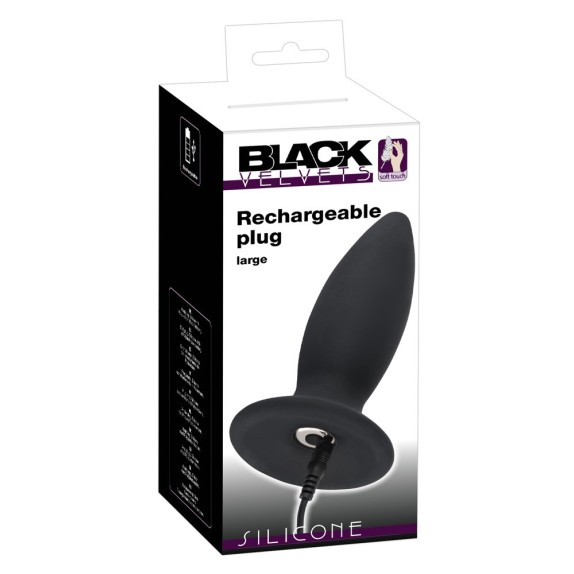 TAPPO ANALE VIBRANTE SEX TOY RICARICABILE TRE MISURE