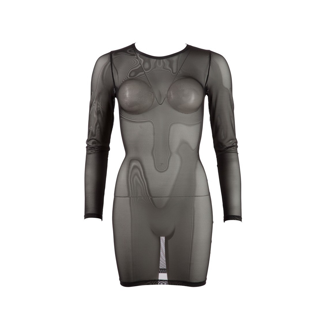 MINI ABITO SEXY PER DONNA IN TULLE TRASPARENTE