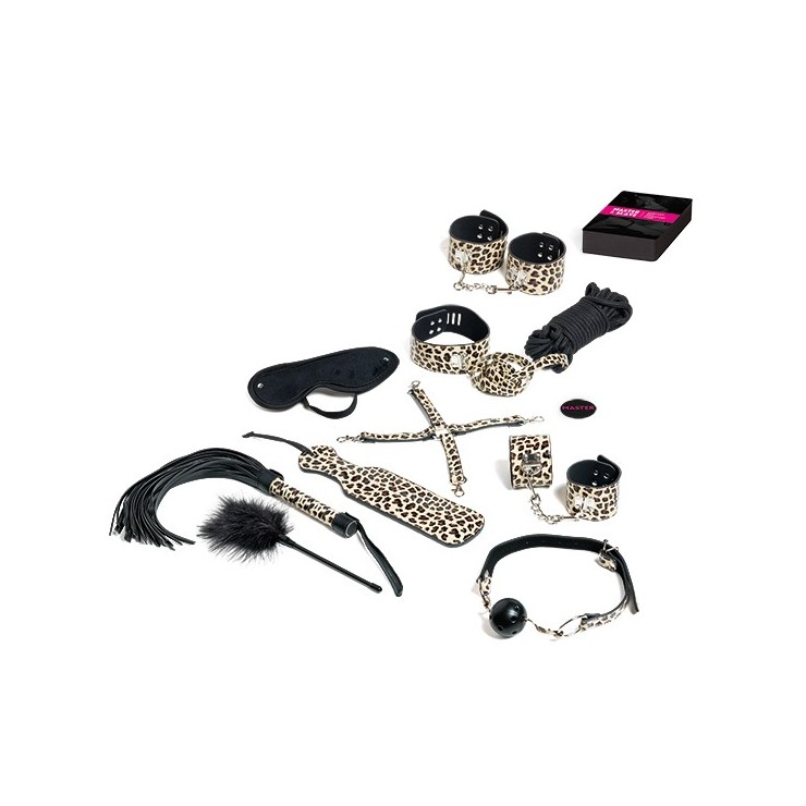 KIT SEXY PER LA COPPIA CON 13 ACCESSORI MASTER & SLAVE 2
