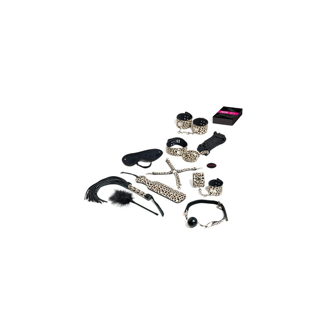 KIT SEXY PER LA COPPIA CON 13 ACCESSORI MASTER & SLAVE