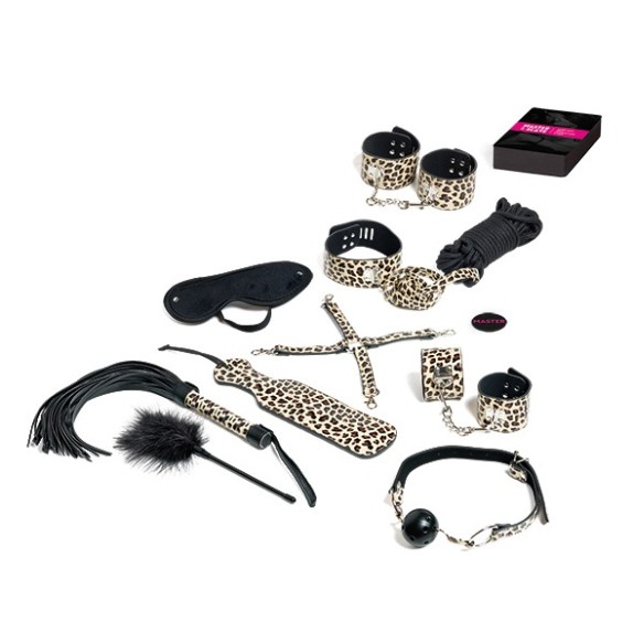 KIT SEXY PER LA COPPIA CON 13 ACCESSORI MASTER & SLAVE