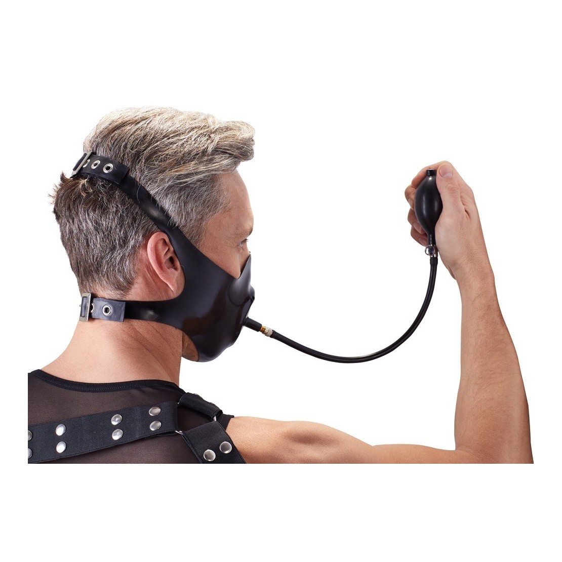 GAG - BAVAGLIO IN LATTICE SEX TOY GONFIABILE