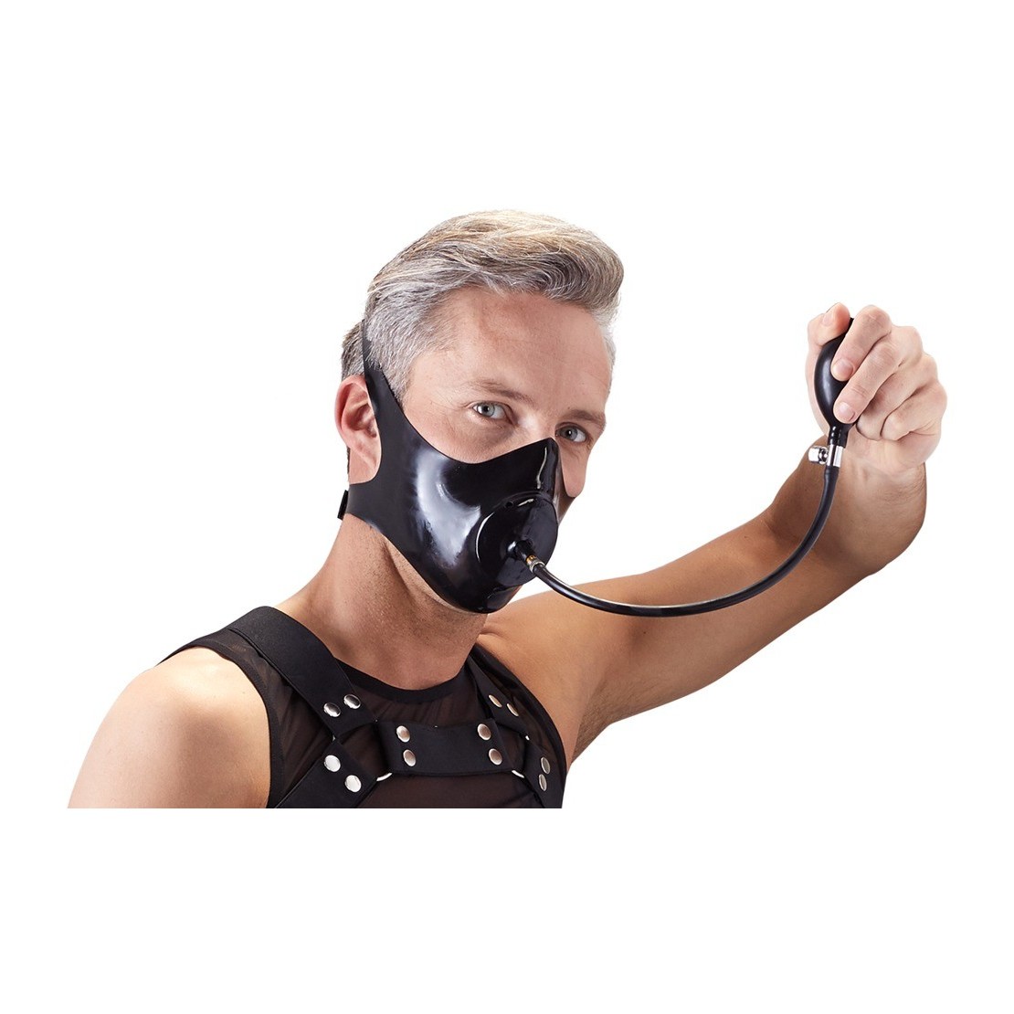 GAG - BAVAGLIO IN LATTICE SEX TOY GONFIABILE