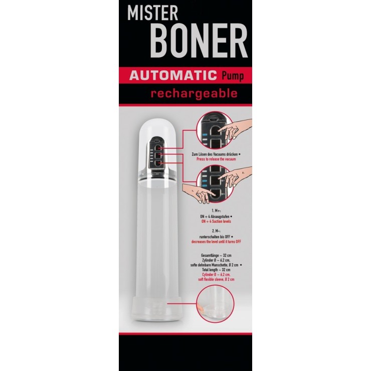 POMPA AUTOMATICA PER IL PENE SEX TOY RICARICABILE 2