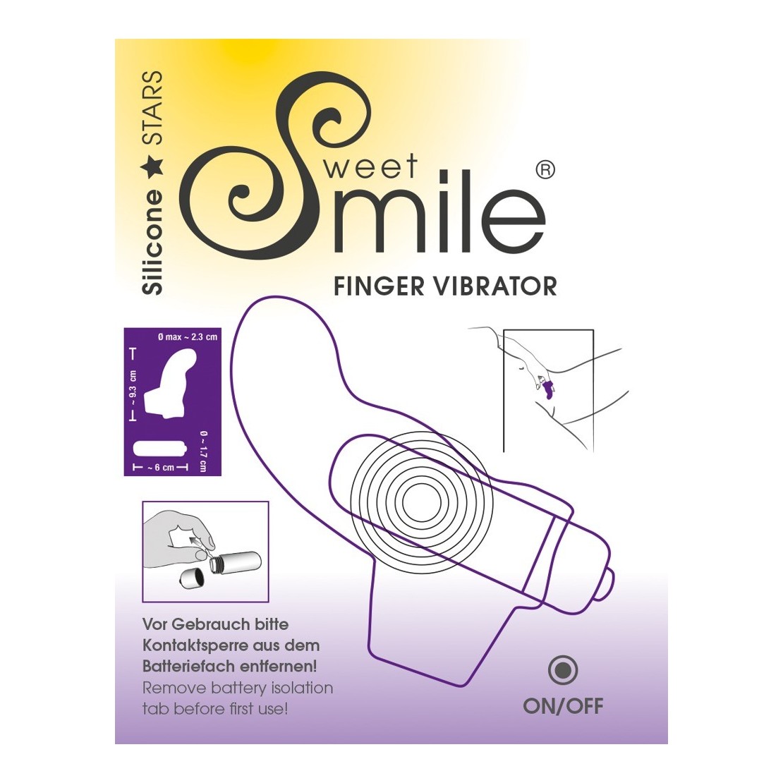 VIBRATORE DA DITO SEX TOY PER CLITORIDE E PUNTO G
