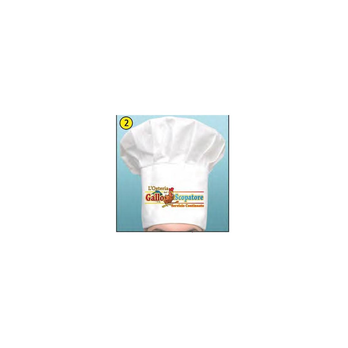 CAPPELLO CUOCO GALLO SCOPATORE