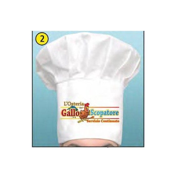 CAPPELLO CUOCO GALLO SCOPATORE