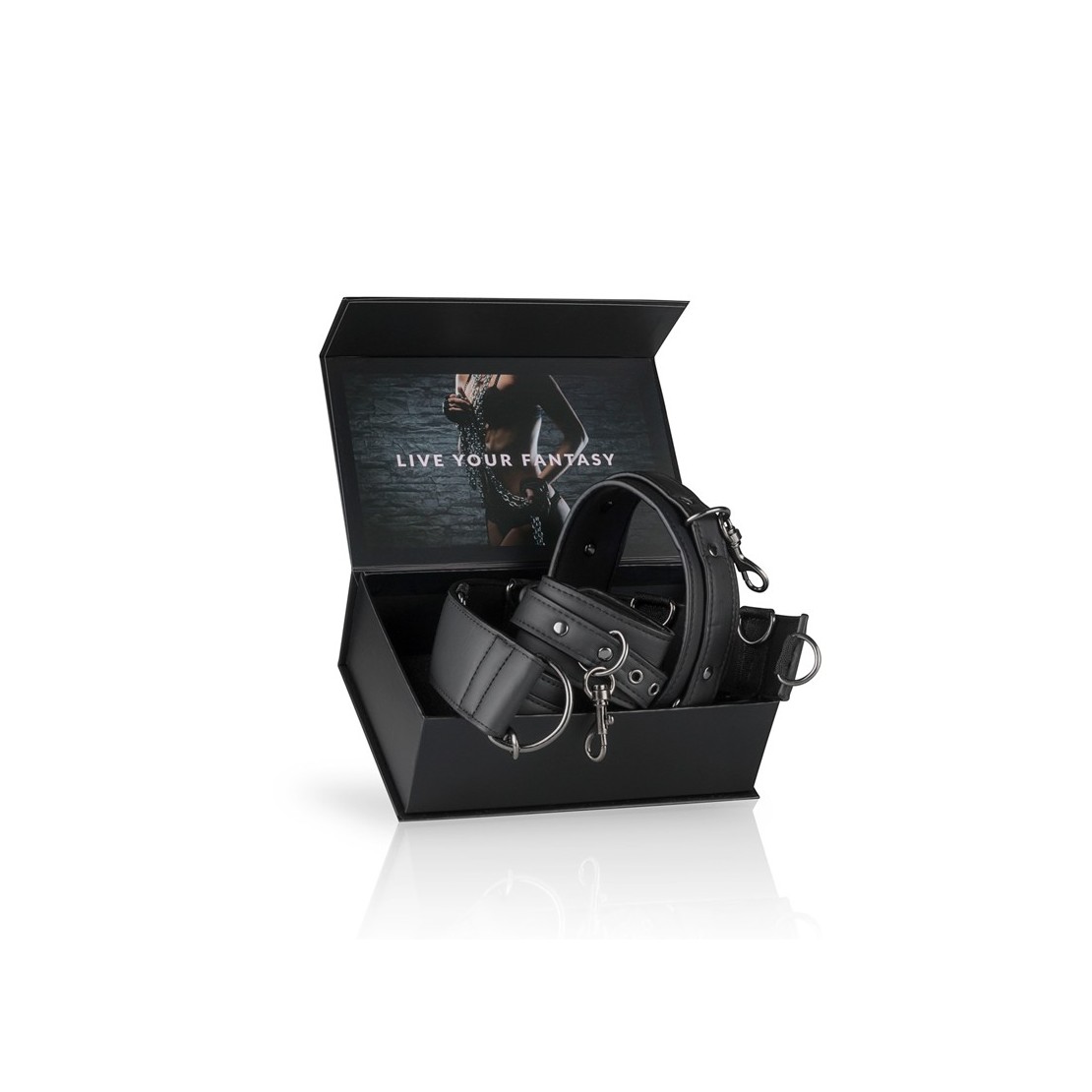 GIOCO DI COPPIA SEXY SET COSTRITTIVO QUATTRO PEZZI
