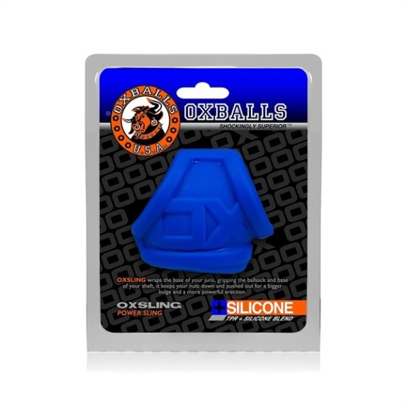 ANELLO PER IL PENE SEX TOY A TRE FORI IN SILICONE OXSLING