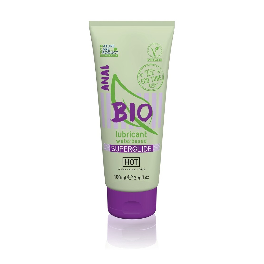 LUBRIFICANTE GEL ANALE A BASE D'ACQUA BIO-VEGANO