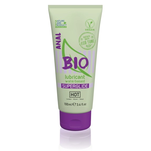 LUBRIFICANTE GEL ANALE A BASE D'ACQUA BIO-VEGANO