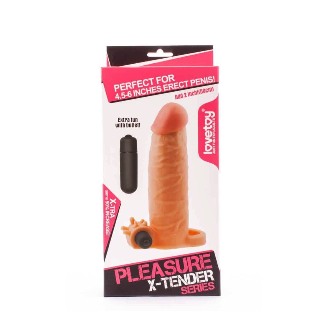 PROLUNGA PER PENE CON STIMOLAZIONE CLITORIDEA...