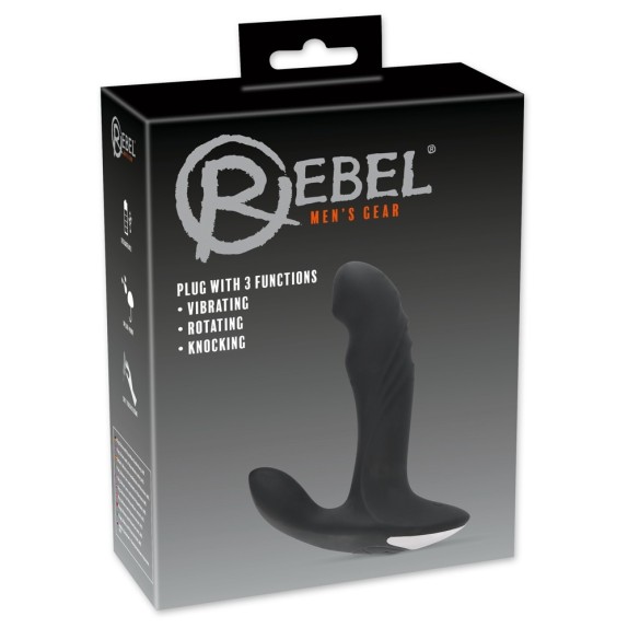 STIMOLATORE PROSTATICO CON PERLE SEX TOY RICARICABILE