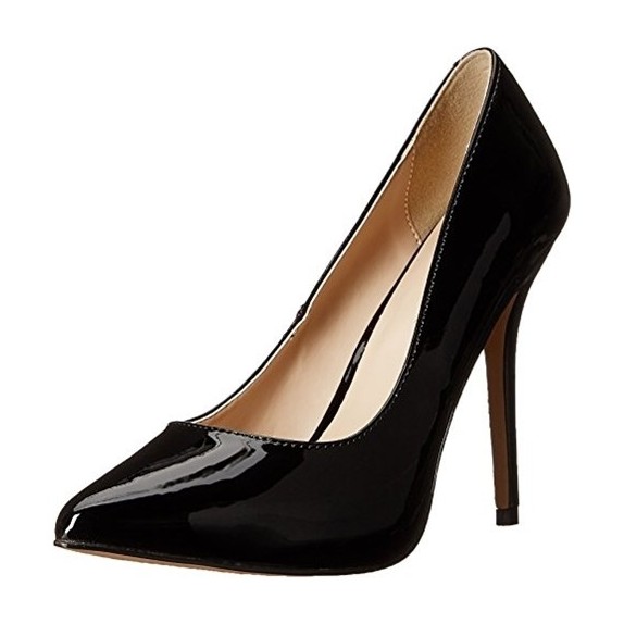 SCARPA DECOLLETE' SEXY PER DONNA IN VERNICE TACCO CM. 12