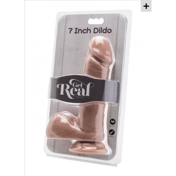 FALLO REALISTICO CON VENTOSA SEX TOY CM. 18