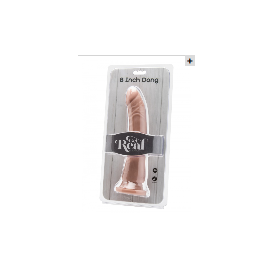 FALLO REALISTICO CON VENTOSA SEX TOY CM. 20