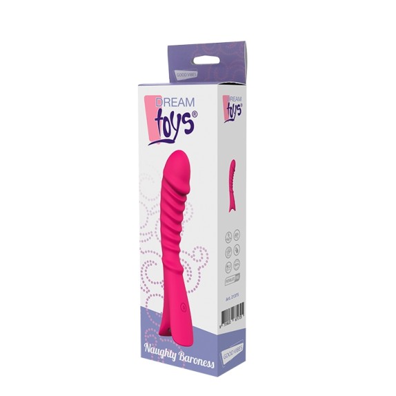 VIBRATORE VAGINALE RICARICABILE IN SILICONE SEX TOY NAUGHTY BARONESS