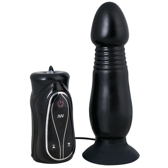 TAPPO ANALE-PLUG VIBRANTE CHE SPINGE SEX TOY CON VENTOSA