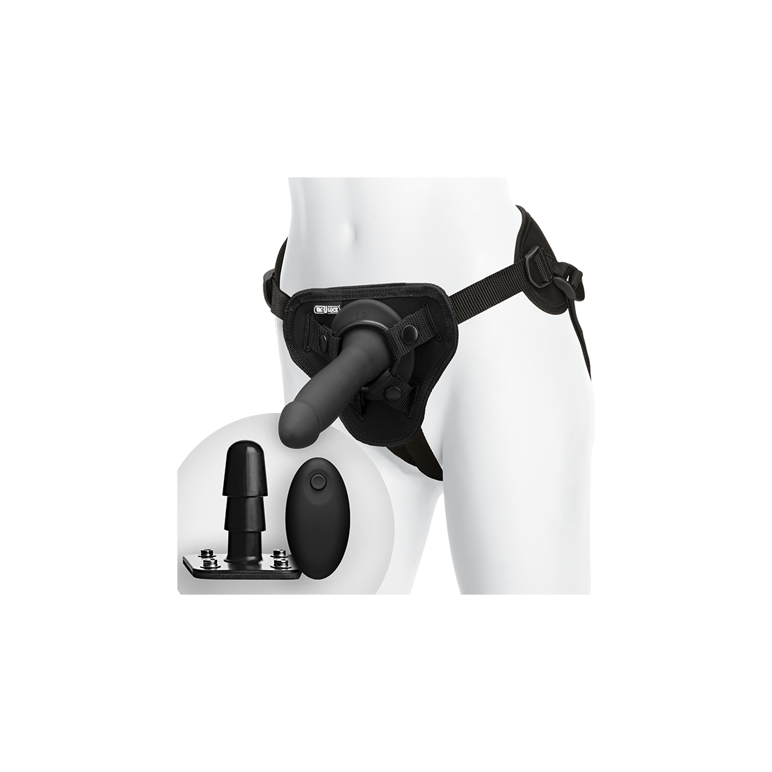 STRAP-ON PER DONNA IN SILICONE SEX TOY VIBRANTE