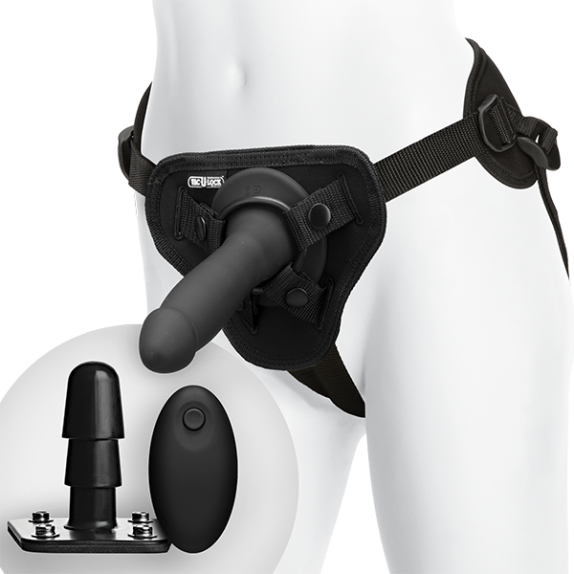 STRAP-ON PER DONNA IN SILICONE SEX TOY VIBRANTE