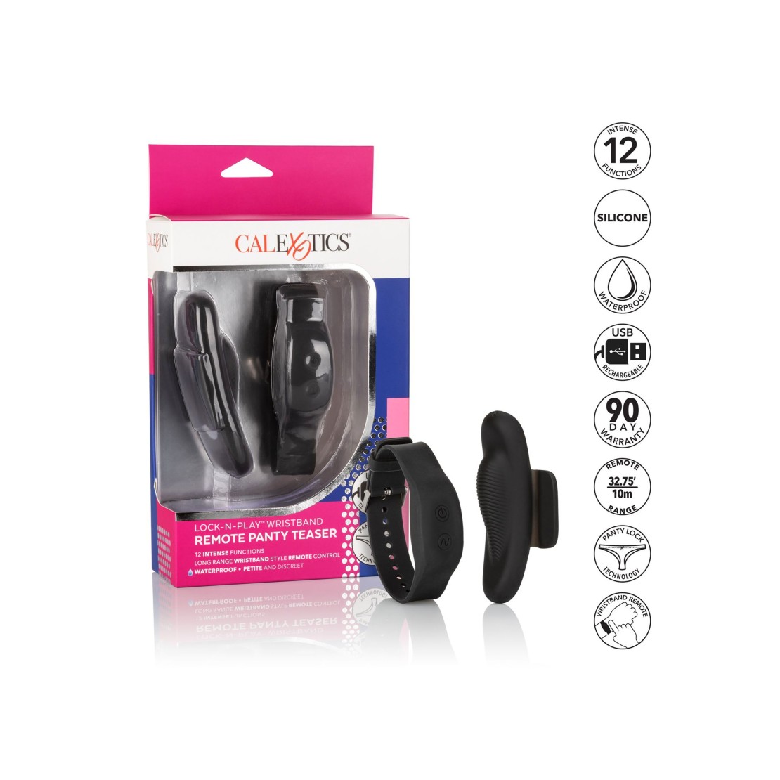 VIBRATORE CLITORIDEO PER SLIP CON TELECOMANDO...