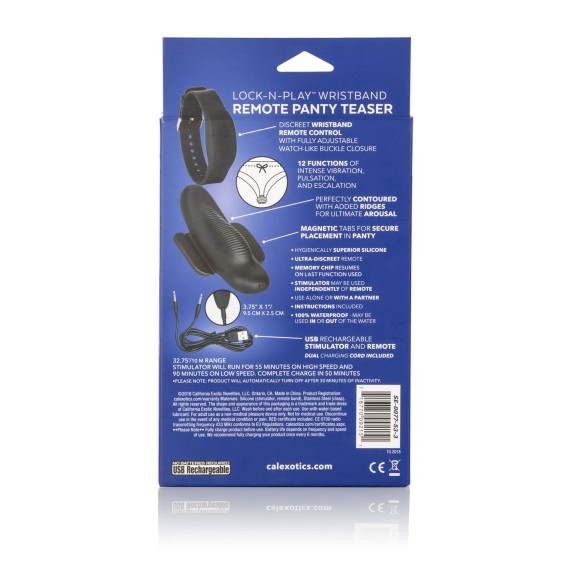 VIBRATORE CLITORIDEO PER SLIP CON TELECOMANDO DA POLSO SEX TOY PER DONNA