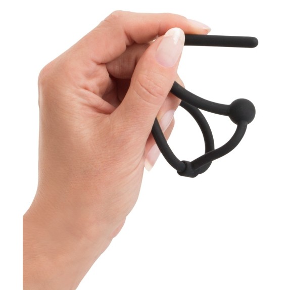 DILATATORE URETRALE PER UOMO APERTO CON ANELLO PER GLANDE SEX TOY