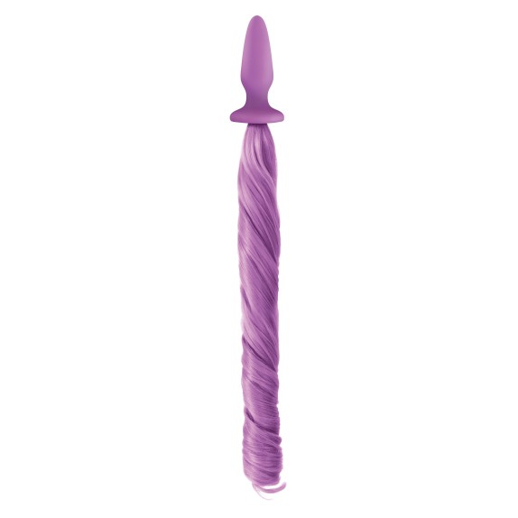 TAPPO-PLUG ANALE IN SILICONE CON CODA UNICORN TAILS