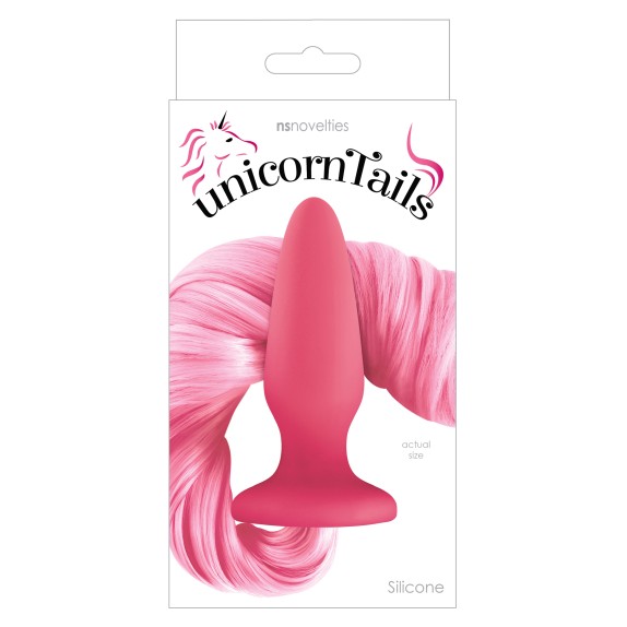 TAPPO-PLUG ANALE IN SILICONE CON CODA UNICORN TAILS