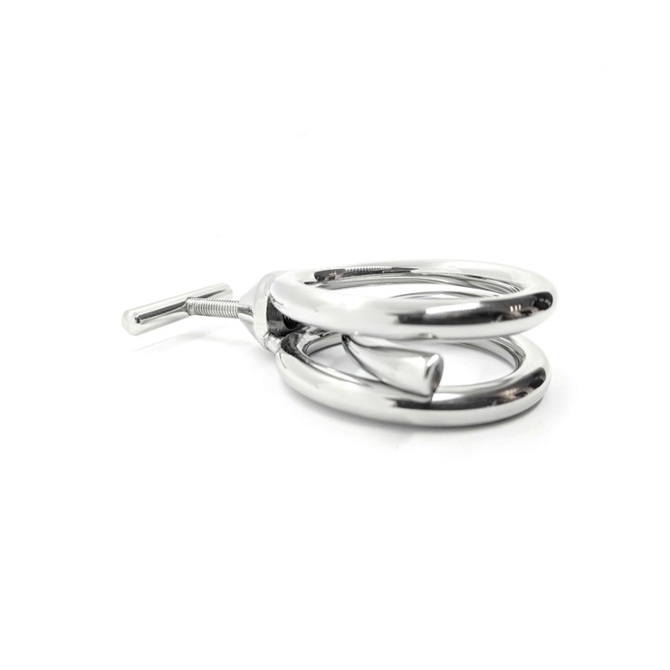 STRINGI TESTICOLI E PENE CON VITE IN ACCIAIO SEX TOY... 2