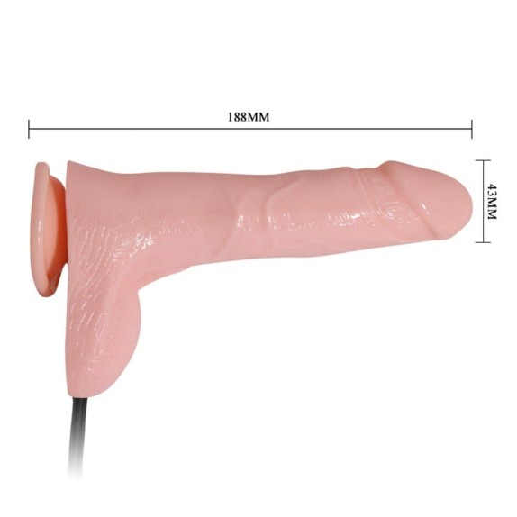 FALLO GONFIABILE REALISTICO SEX TOY CON VENTOSA