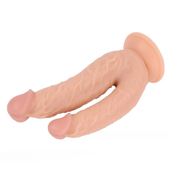 DOPPIO FALLO REALISTICO MORBIDO PER DOPPIA PENETRAZIONE SEX TOY GIOCHI DI COPPIA