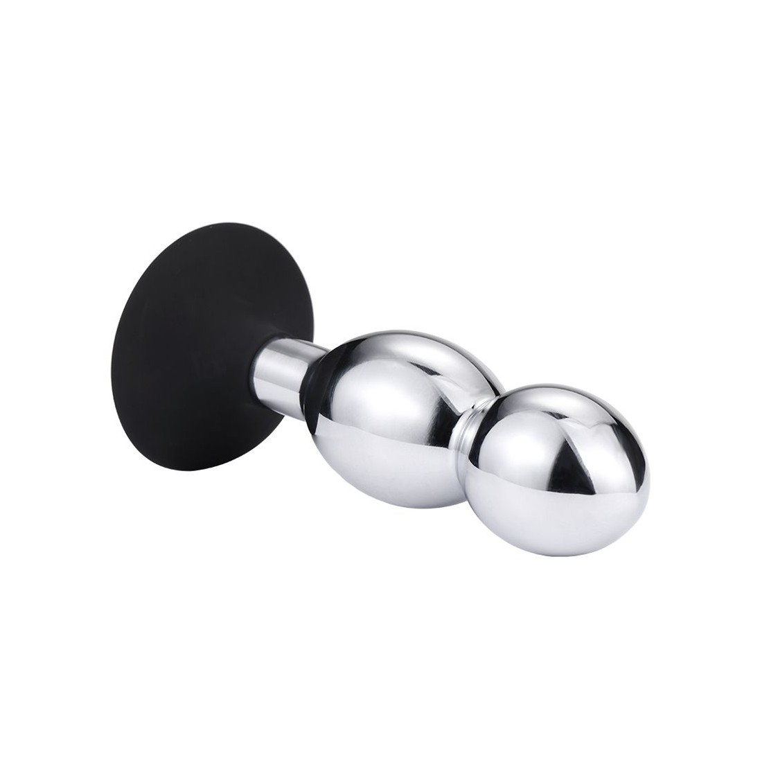 PLUG ANALE CON DOPPIA PALLA IN METALLO SEX TOY...