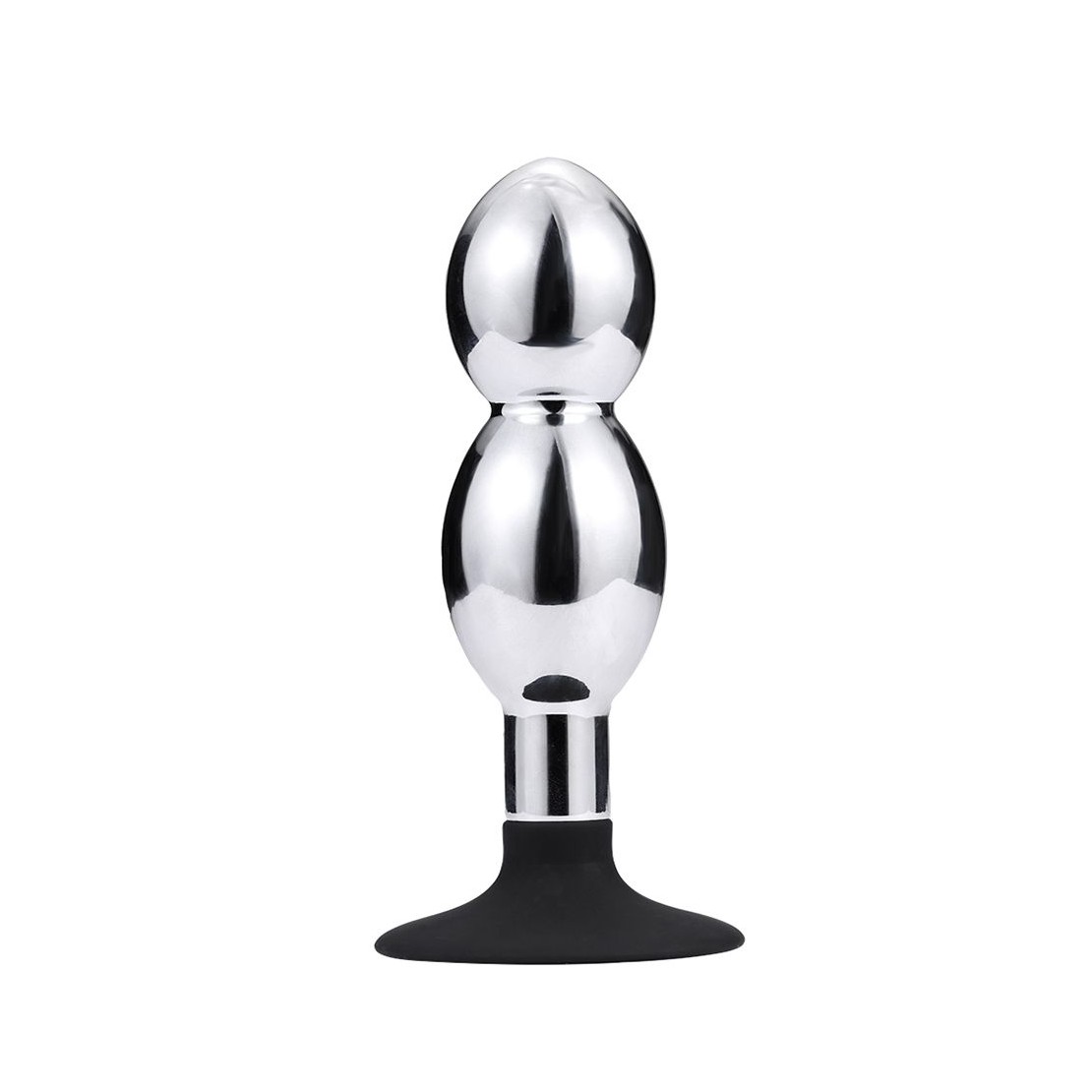PLUG ANALE CON DOPPIA PALLA IN METALLO SEX TOY...