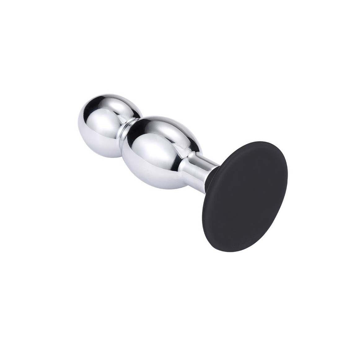 PLUG ANALE CON DOPPIA PALLA IN METALLO SEX TOY...