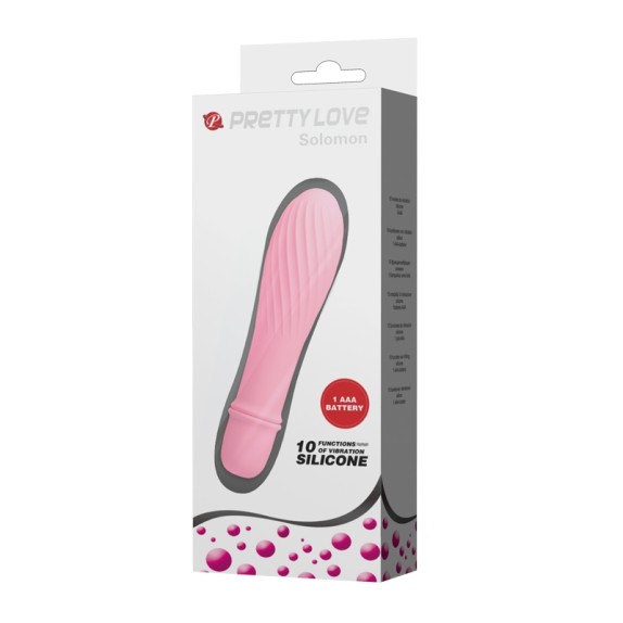 MINI VIBRATORE VAGINALE CON RILIEVI SEX TOY SOLOMON
