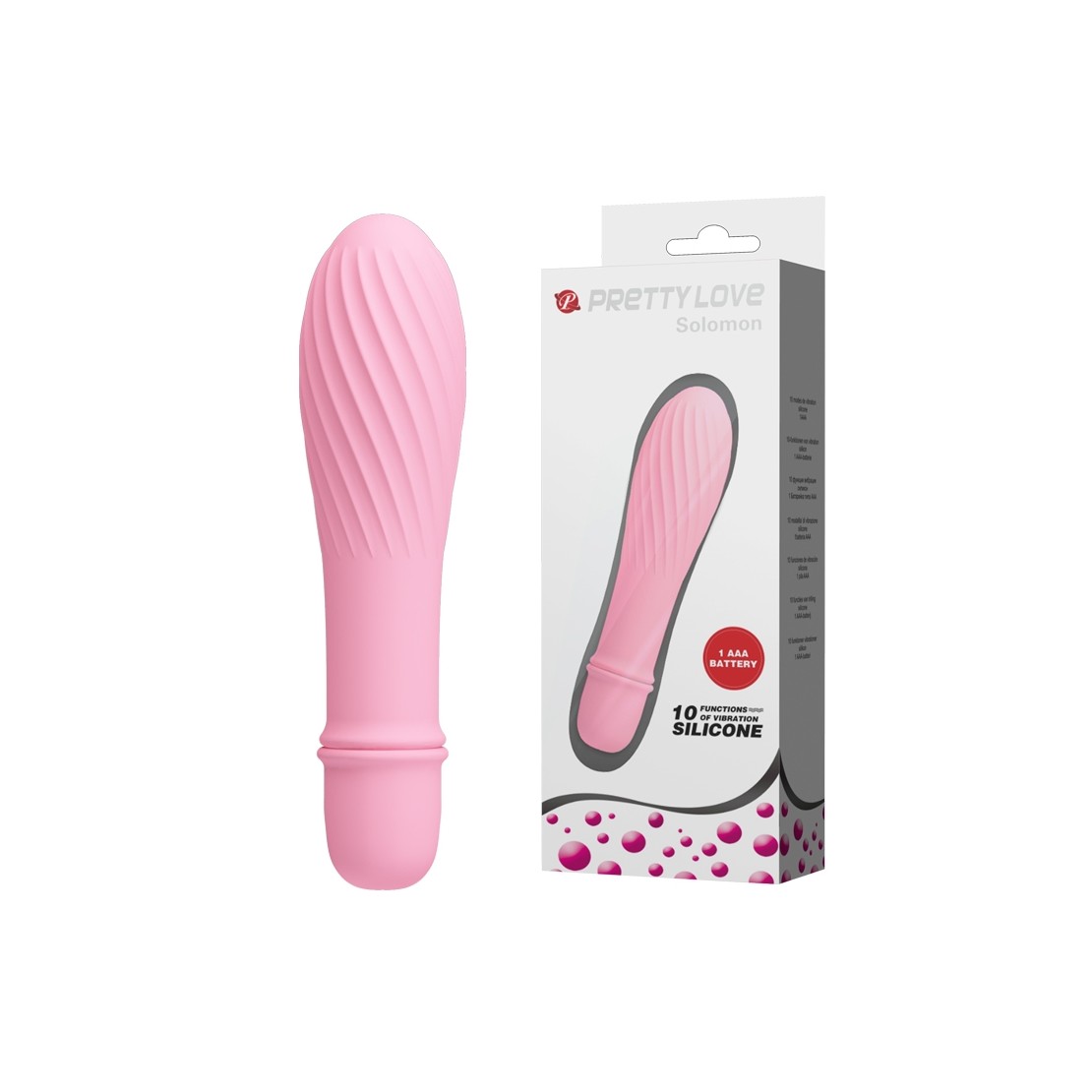 MINI VIBRATORE VAGINALE CON RILIEVI SEX TOY...