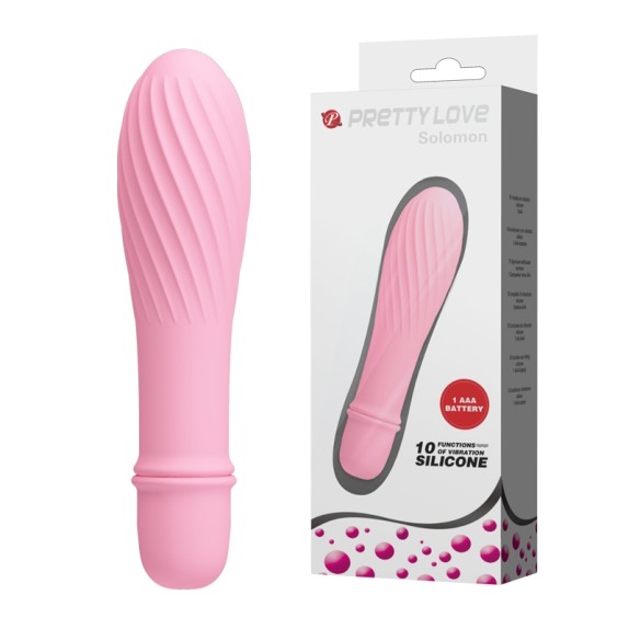 MINI VIBRATORE VAGINALE CON RILIEVI SEX TOY SOLOMON