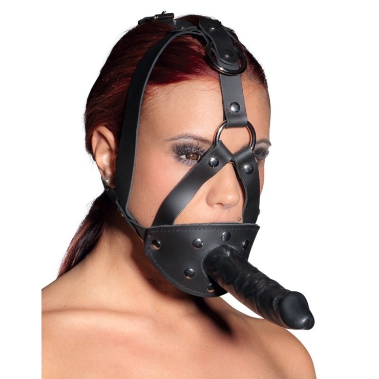 MUSERUOLA CON MORSO E FALLO PER PENETRAZIONE SEX TOY PER...
