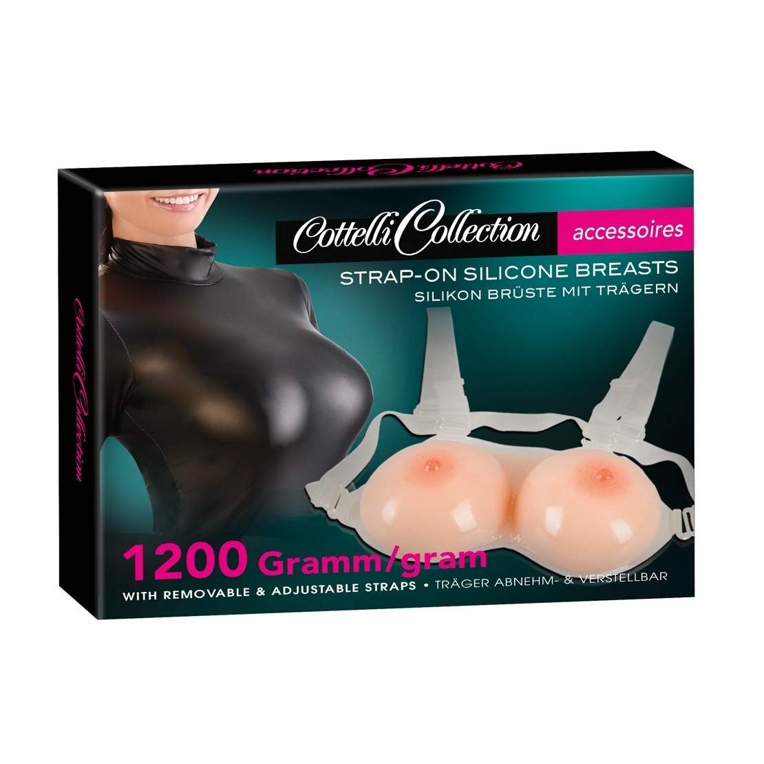 SENO FINTO IN SILICONE INDOSSABILE CON REGGISENO