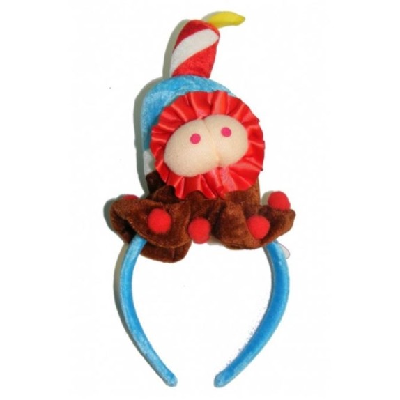 CERCHIETTO DI COMPLEANNO PER LUI CON TETTE IN PELUCHE ARTICOLO SCHERZOSO SEXY