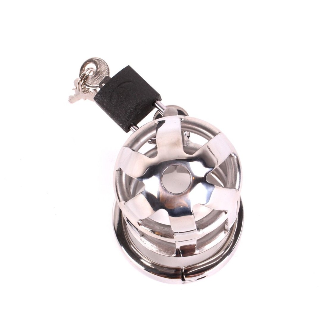 CINTURA DI CASTITA' PER UOMO IN ACCIAIO DELUXE