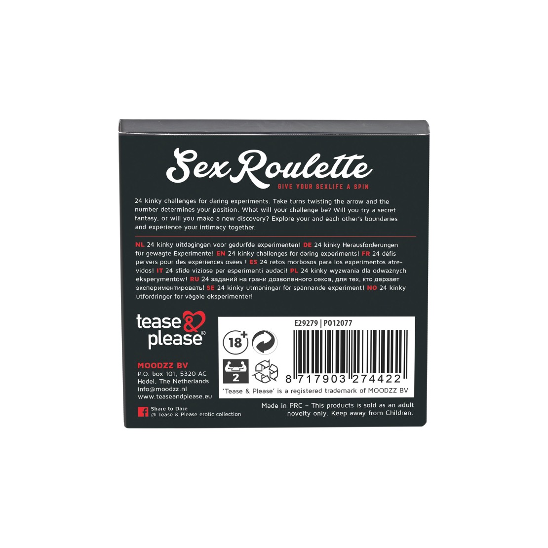 SEXY ROULETTE GIOCO DI COPPIA