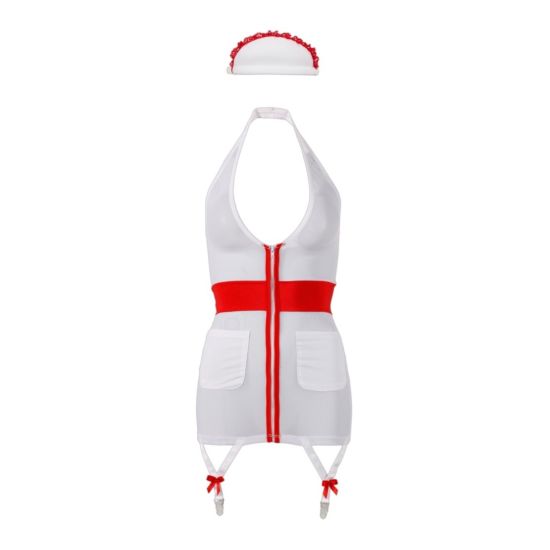 TRAVESTIMENTO SEXY DA INFERMIERA SET DUE PEZZI
