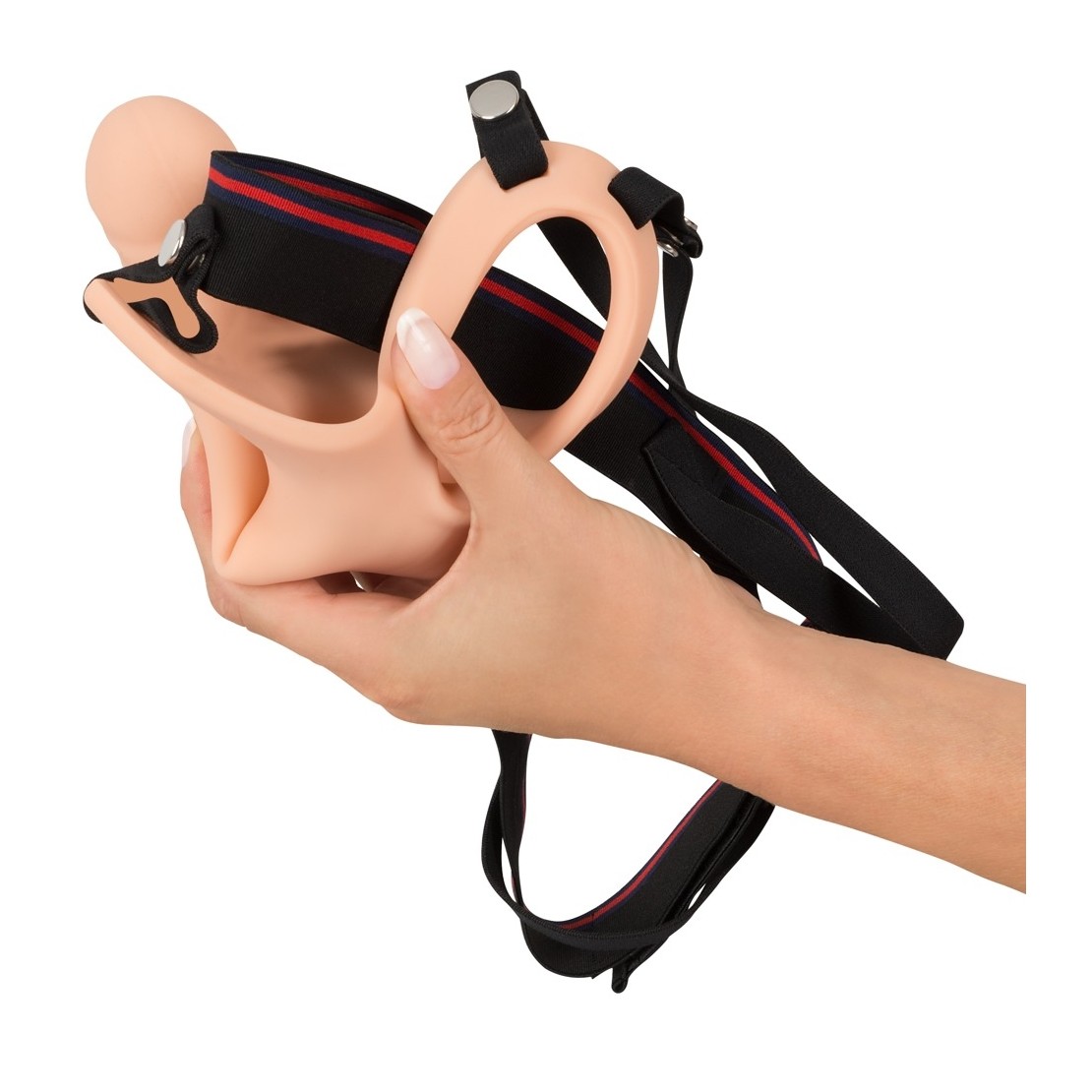 STRAP-ON APERTO PER UOMO SEX TOY VIBRANTE CON...