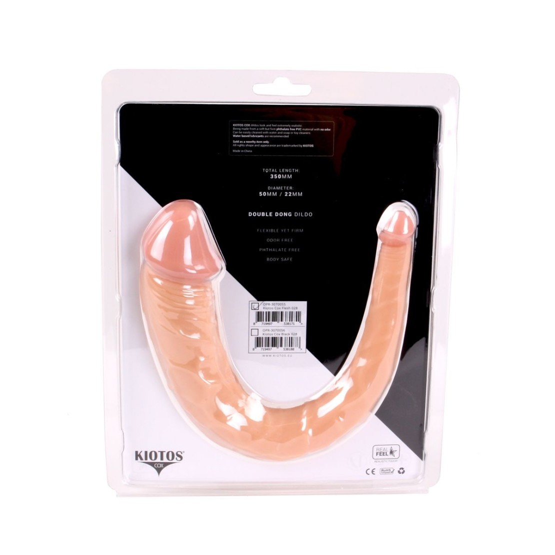 FALLO REALISTICO DOPPIO SEX TOY CM. 35 COX
